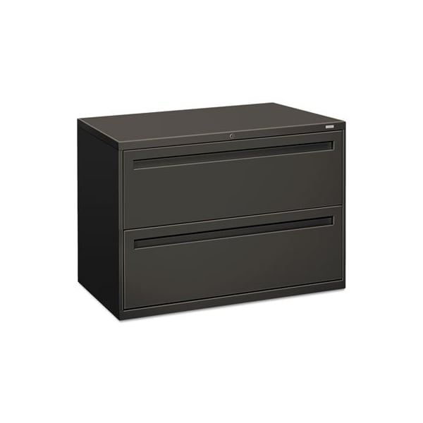 HON, 700 SERIES TWO-DRAWER LATERAL FILE, 42W X 18D X 28H, CHARCOAL